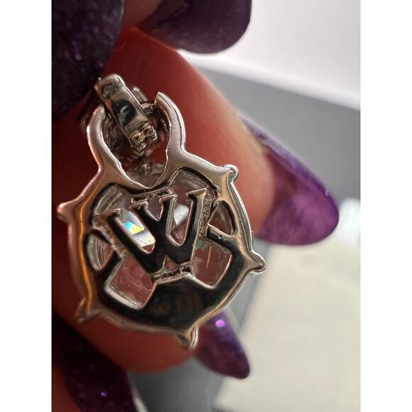 NEW Charles Winston CZ Sterling Silver Earrings 10.16ctw - Picture 6 of 11